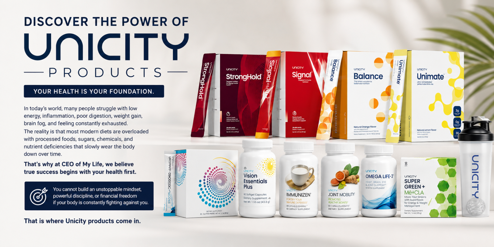 Discover the Power of Unicity Products